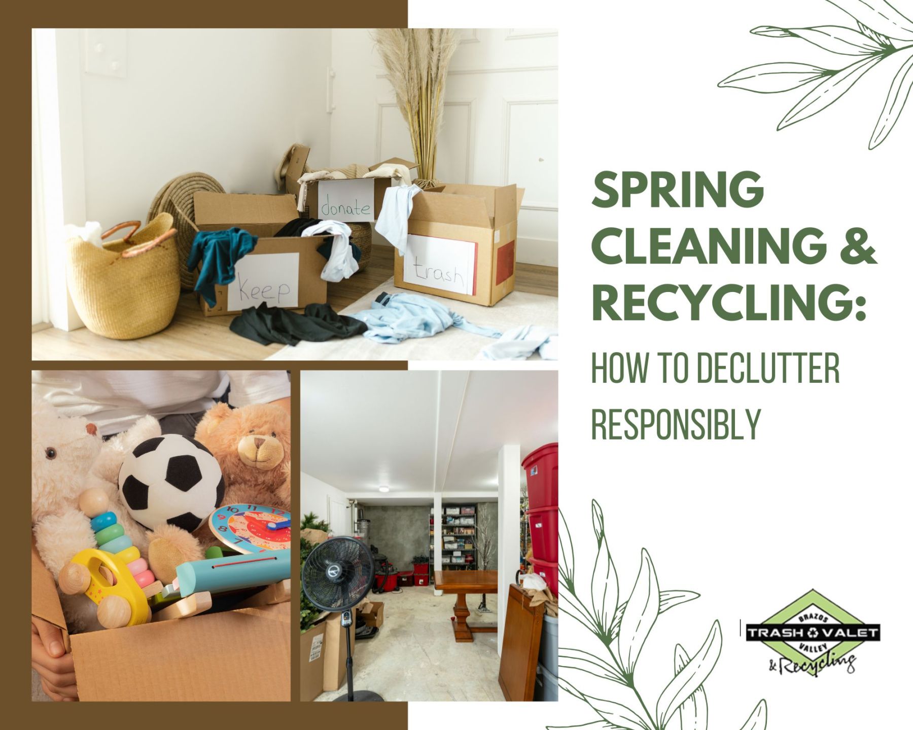 Spring Cleaning & Recycling: How to Declutter Responsibly